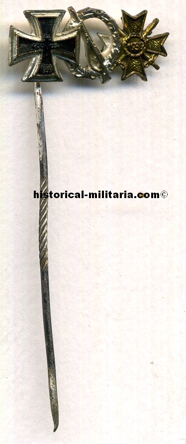 ORIGINAL Anstecknadel '57 Version EK1, Kriegsverdienstkreuz - Original post ww2 1957 pattern miniature pin badge Iron Cross 1st Class, War Merit Cross - Mini pin post war versione del 1957 originale ORIGINAL Anstecknadel '57 Version EK1, Kriegsverdienstkreuz - Original post ww2 1957 pattern miniature pin badge Iron Cross 1st Class, War Merit Cross - Mini pin post war versione del 1957 originale