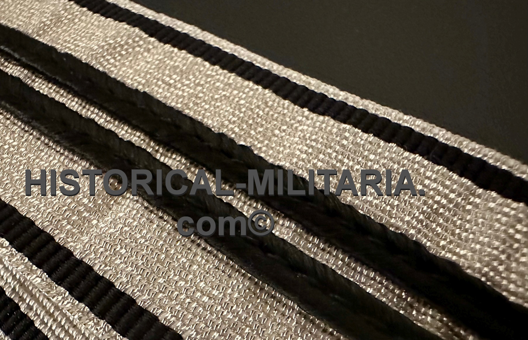 Abteilungsleiter im Stab RFSS Schutzstaffel Ärmelstreifen Ärmelband - Department Leader in the Personal Staff Reichsführer-SS cuff title - Fascia da braccio da Caposezione personale Reichsfuhrer-SS - 1 piece left Abteilungsleiter im Stab RFSS Schutzstaffel Ärmelstreifen Ärmelband - Department Leader in the Personal Staff Reichsführer-SS cuff title - Fascia da braccio da Caposezione personale Reichsfuhrer-SS - 1 piece left