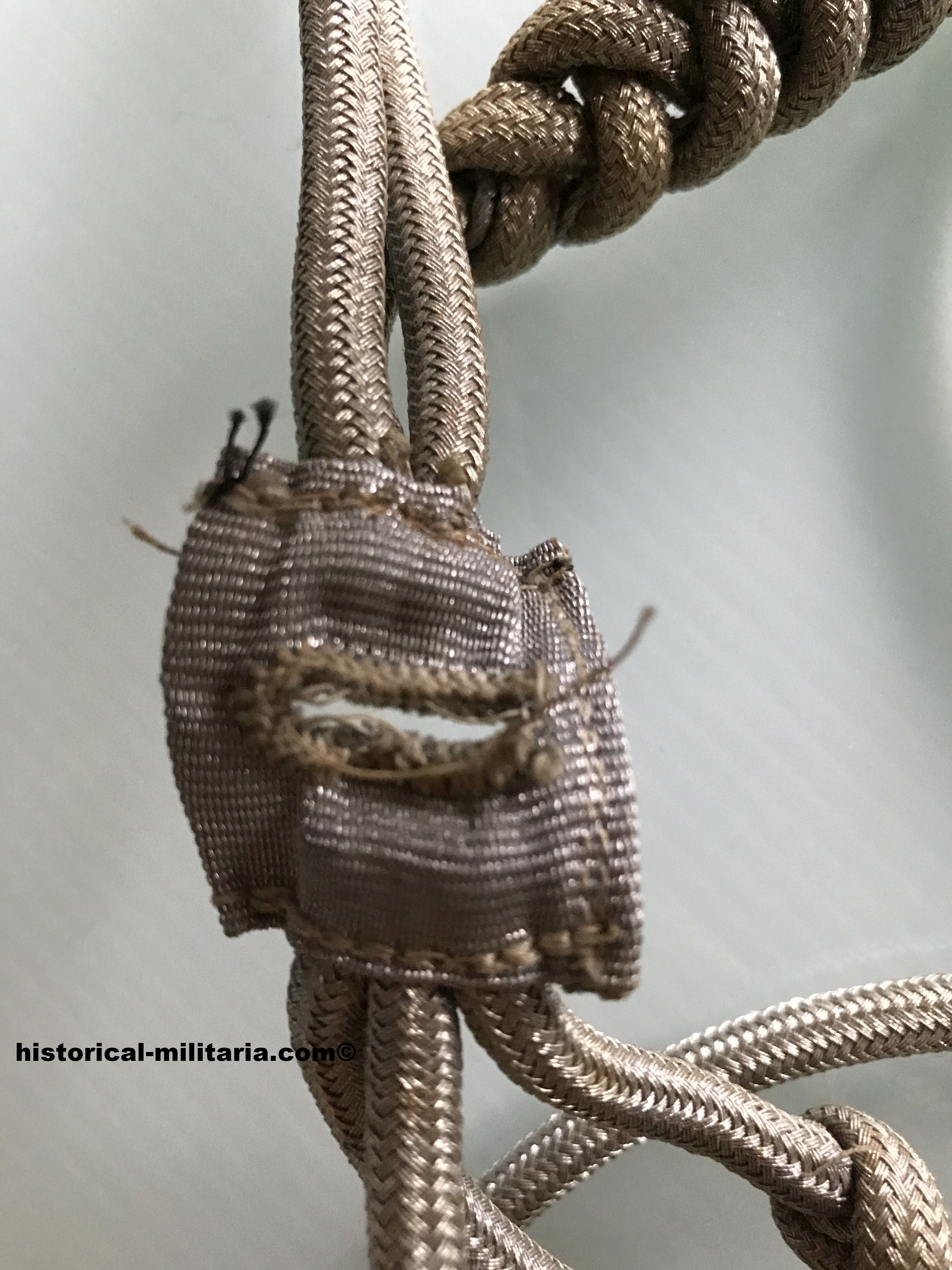 ORIGINAL Heer Paradeschnur für Offiziere Achselband Gesellschaftsanzug - Original German Army Officer Parade Tunic Aiguillette - Cordone da Parata d'Ufficiale dell'esercito tedesco originale ORIGINAL Heer Paradeschnur für Offiziere Achselband Gesellschaftsanzug - Original German Army Officer Parade Tunic Aiguillette - Cordone da Parata d'Ufficiale dell'esercito tedesco originale