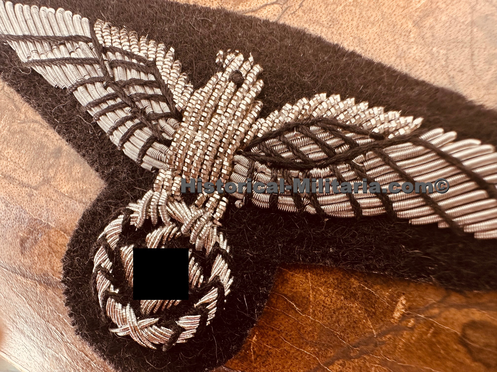 SS-Verfügungstruppe Officer sleeve eagle aged 1st model of 1935/1936 till January 1938 - SS-Verfügungstruppe Ärmeladler für Offiziere 1. Modellgealtert - Aquila da manica delle SS-VT 1° modello 1935 invecchiata SS-Verfügungstruppe Officer sleeve eagle aged 1st model of 1935/1936 till January 1938 - SS-Verfügungstruppe Ärmeladler für Offiziere 1. Modellgealtert - Aquila da manica delle SS-VT 1° modello 1935 invecchiata