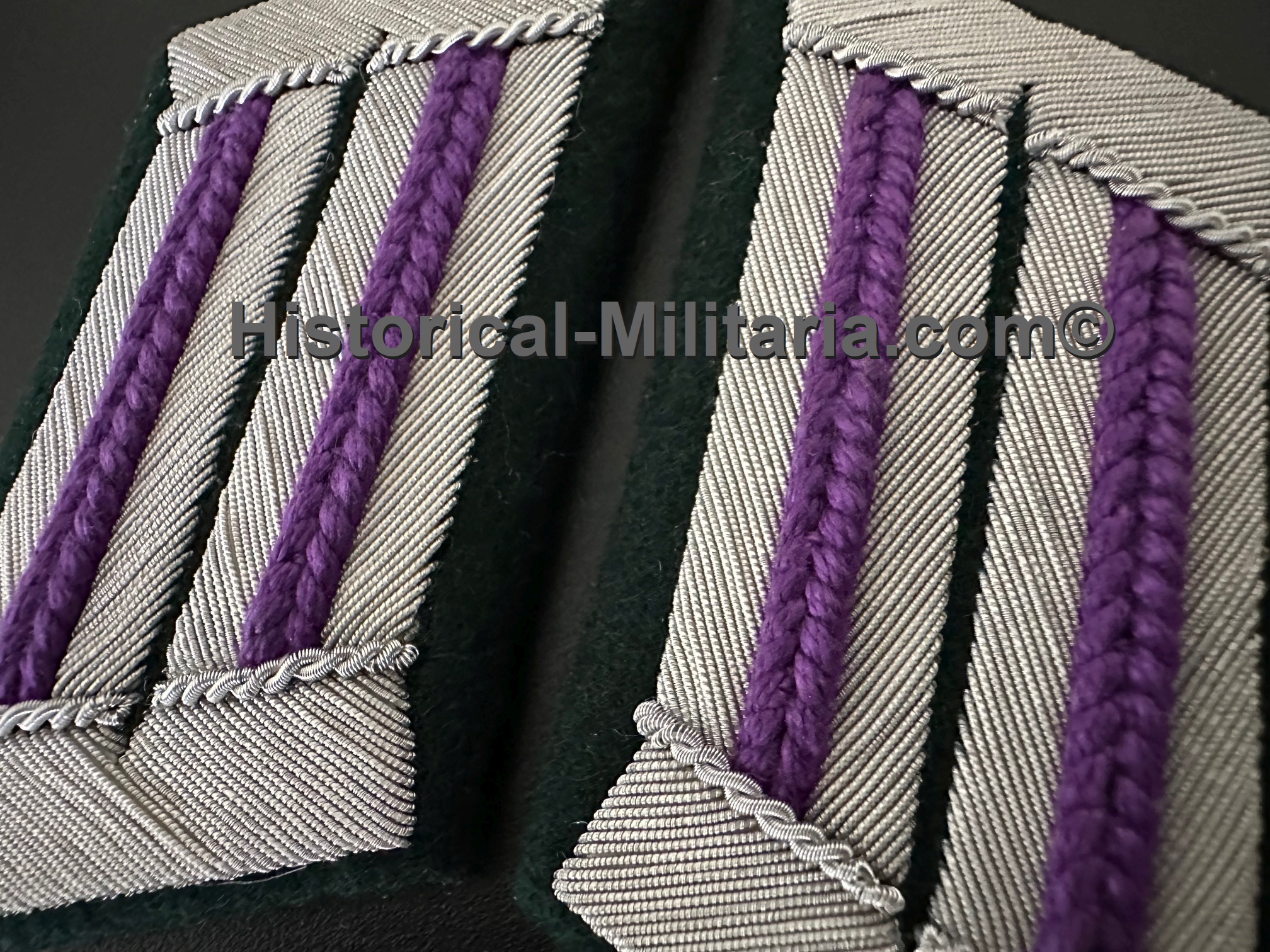 German Wehrmacht Army Chaplain collar tabs - Heeres Geistlicher Pfarrer Priester Wehrmacht Kragenspiegel - Mostrine da Prete dell'Esercito tedesco German Wehrmacht Army Chaplain collar tabs - Heeres Geistlicher Pfarrer Priester Wehrmacht Kragenspiegel - Mostrine da Prete dell'Esercito tedesco