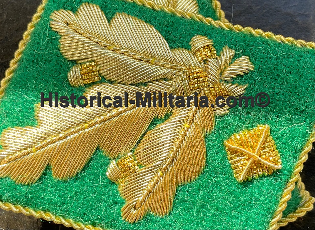 SS-Gruppenführer Kragenspiegel Generalleutnant der Polizei Modell ab 1942 - Major General of the German Police collar tabs - Mostrine da Generale di Corpo della polizia tedesca SS-Gruppenführer Kragenspiegel Generalleutnant der Polizei Modell ab 1942 - Major General of the German Police collar tabs - Mostrine da Generale di Corpo della polizia tedesca