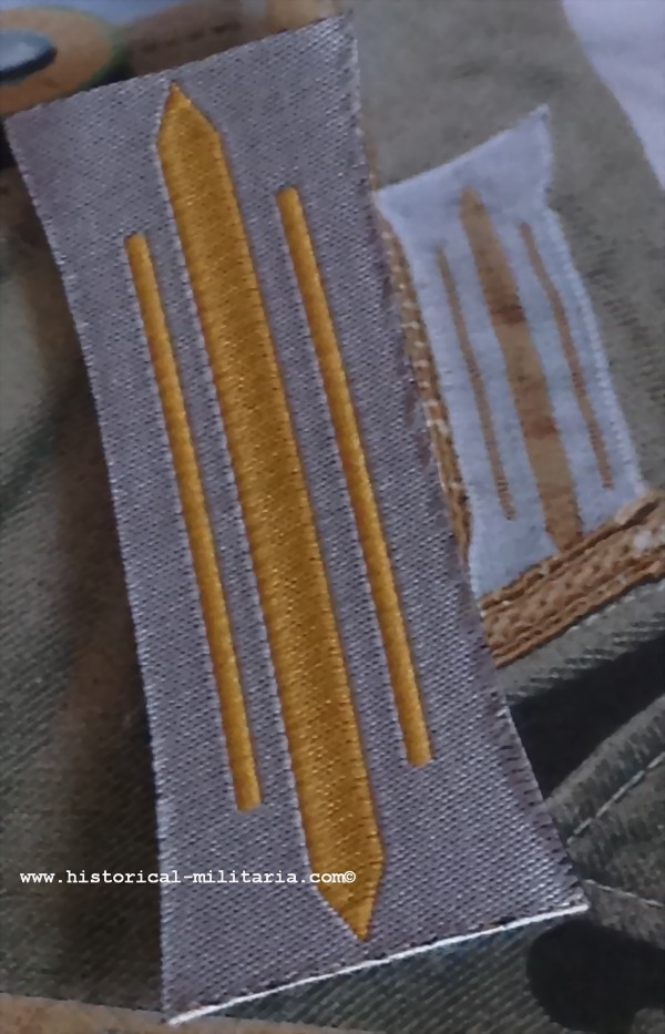 EM/ NCO woven collar litzen Deutscher Afrika Korps DAK pre-cut - Kragen Litzen Wehrmacht Afrikakorps - litzen mostrine tropicali DAK dell'esercito tedesco Wehrmacht AFRIKAKORPS EM/ NCO woven collar litzen Deutscher Afrika Korps DAK pre-cut - Kragen Litzen Wehrmacht Afrikakorps - litzen mostrine tropicali DAK dell'esercito tedesco Wehrmacht AFRIKAKORPS