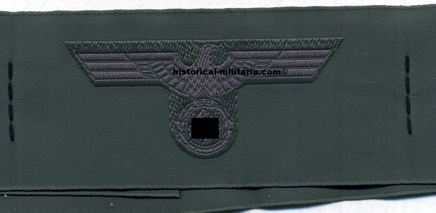 Wehrmacht EM/ NCO bevo machine woven cap eagle on green - Mützenadler Heer Mannschaft - Aquila da bustina dell'esercito tedesco Wehrmacht EM/ NCO bevo machine woven cap eagle on green - Mützenadler Heer Mannschaft - Aquila da bustina dell'esercito tedesco