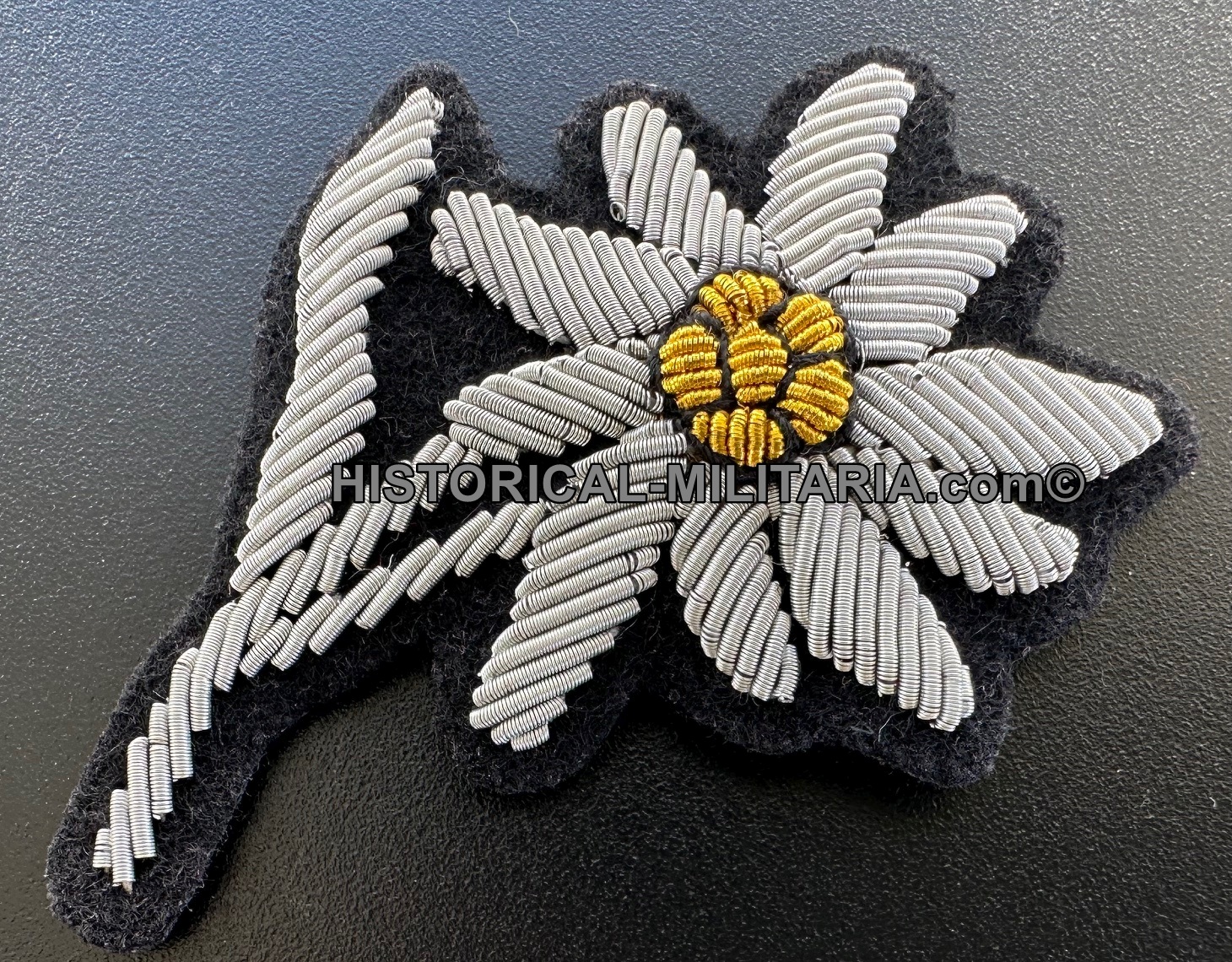 Waffen-SS Mountain Troops Officer SET SS Edelweiss + woven Officer eagle - SET SS Offizier Gebirgsjäger SS Mützenedelweiss + gewebter SS Mützenadler silber Offizier - SET da Ufficiale cacciatori SS Jager aquila argento tipo bevo + Edelweiss SS Waffen-SS Mountain Troops Officer SET SS Edelweiss + woven Officer eagle - SET SS Offizier Gebirgsjäger SS Mützenedelweiss + gewebter SS Mützenadler silber Offizier - SET da Ufficiale cacciatori SS Jager aquila argento tipo bevo + Edelweiss SS