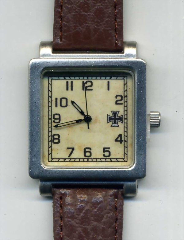Dekoration Armbanduhr Eisernes Kreuz EK - Wrist Watch Iron Cross - Orologio da polso Croce di Ferro - 1 piece left on stock Dekoration Armbanduhr Eisernes Kreuz EK - Wrist Watch Iron Cross - Orologio da polso Croce di Ferro - 1 piece left on stock