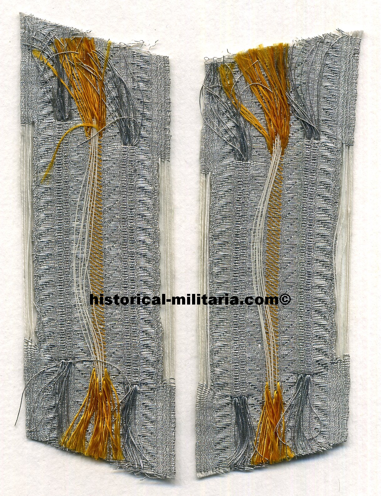 Waffenrock Heer Kavallerie Kragenspiegel Litzen Unteroffizier ORIGINAL - Original German ww2 Cavalry NCO woven dress tunic collar litzen - Litzen Sottufficiale Cavalleria tedesca originali da città Waffenrock Heer Kavallerie Kragenspiegel Litzen Unteroffizier ORIGINAL - Original German ww2 Cavalry NCO woven dress tunic collar litzen - Litzen Sottufficiale Cavalleria tedesca originali da città