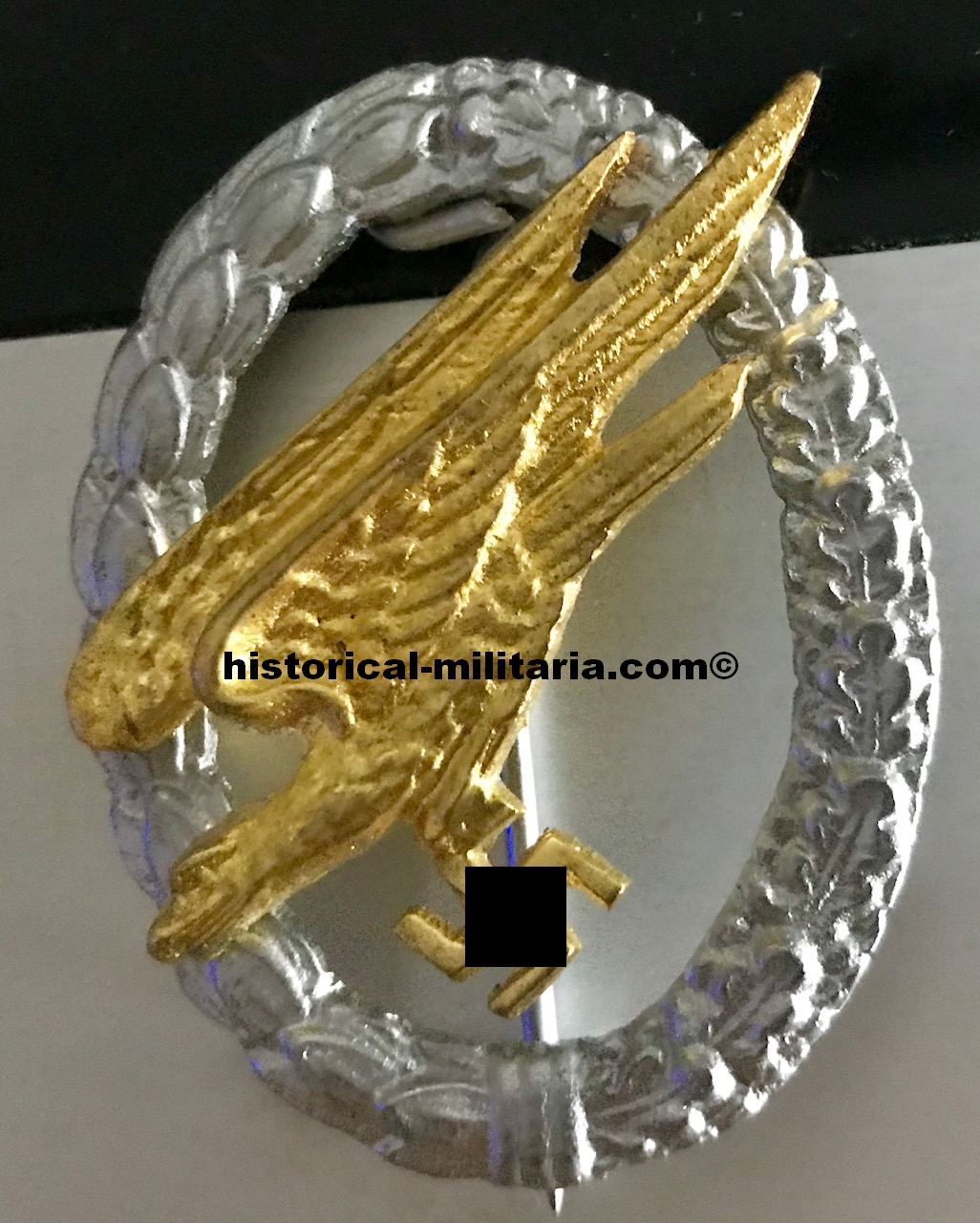 Fallschirmschützen Abzeichen Fallschirmjäger - The Diving Eagle " FJ " Badge Luftwaffe Paratrooper Qualification Badge - Distintivo di Brevetto da Paracadutista della Luftwaffe Fallschirmschützen Abzeichen Fallschirmjäger - The Diving Eagle " FJ " Badge Luftwaffe Paratrooper Qualification Badge - Distintivo di Brevetto da Paracadutista della Luftwaffe