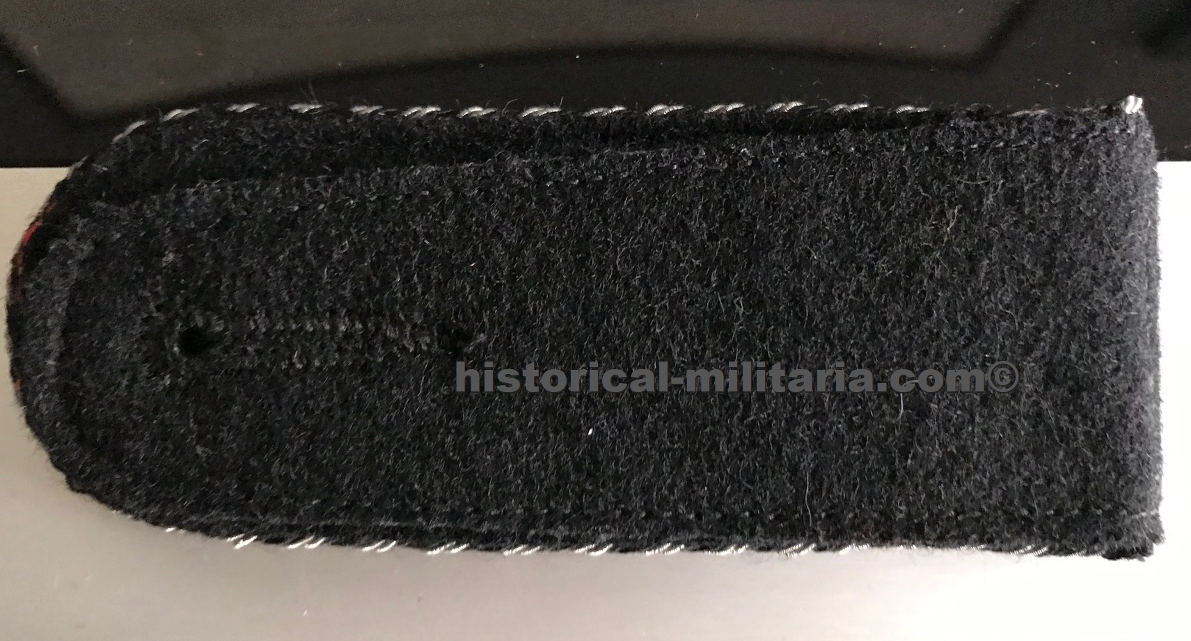SS-Standarte Germania shoulder straps SS Verfügungstruppe Germania twisted silver black piping cord - Schulterklappen Germania mit schwarz-weisser Paspel - spalline SS-Regiment 2 " Germania " SS-Standarte Germania shoulder straps SS Verfügungstruppe Germania twisted silver black piping cord - Schulterklappen Germania mit schwarz-weisser Paspel - spalline SS-Regiment 2 " Germania "