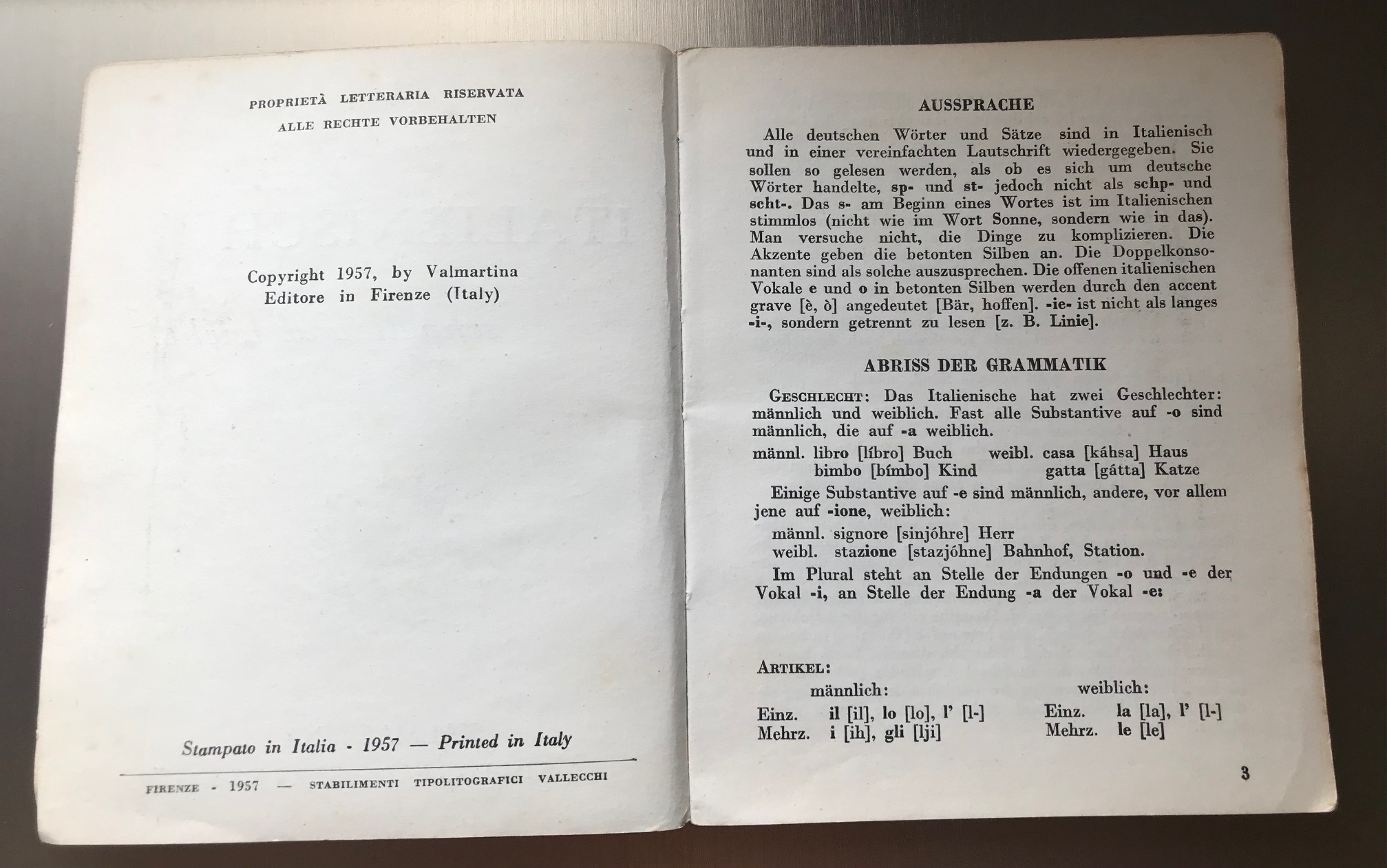 1957 Italienisch Schnell und Leicht VALRMARTINA Florenz Original - Original small leaflet dictionary German-Italian Florence 1957 German Italian quick and easy - Piccolo dizionario tedesco italiano Valmartina Firenze 1957 originale 1957 Italienisch Schnell und Leicht VALRMARTINA Florenz Original - Original small leaflet dictionary German-Italian Florence 1957 German Italian quick and easy - Piccolo dizionario tedesco italiano Valmartina Firenze 1957 originale