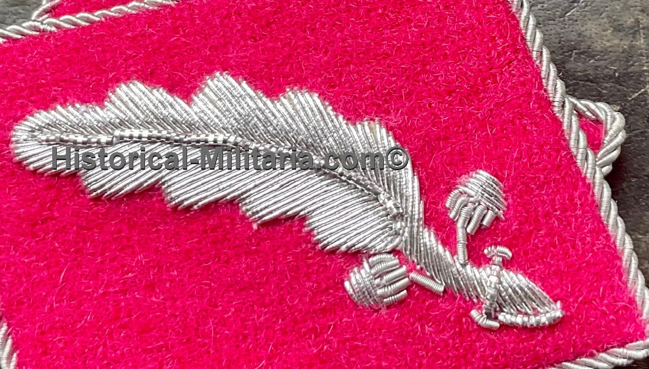 Kragenspiegel karmesinrot SA-Standartenführer - SA-Standartenführer Colonel collar tabs on carmine - Mostrine SA-Standartenführer su panno carmino Colonnello delle SA - 1 x left on stock Kragenspiegel karmesinrot SA-Standartenführer - SA-Standartenführer Colonel collar tabs on carmine - Mostrine SA-Standartenführer su panno carmino Colonnello delle SA - 1 x left on stock