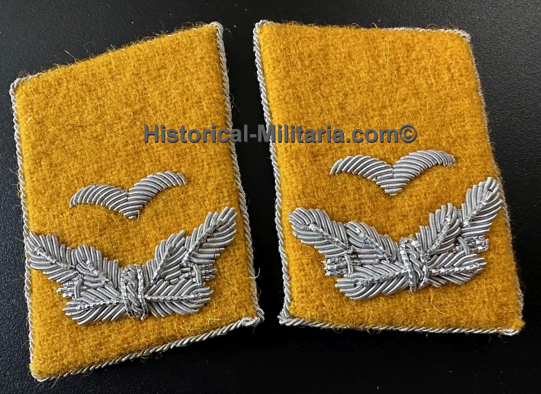 Luftwaffe Flieger Leutnant Set Schulterklappen zum einnähen + Kragenspiegel - Luftwaffe Flight 2nd Lieutenant set sew-in shoulder boards and collar tabs - Set da Sottotenente della Luftwaffe volo Paracadutista Luftwaffe Flieger Leutnant Set Schulterklappen zum einnähen + Kragenspiegel - Luftwaffe Flight 2nd Lieutenant set sew-in shoulder boards and collar tabs - Set da Sottotenente della Luftwaffe volo Paracadutista