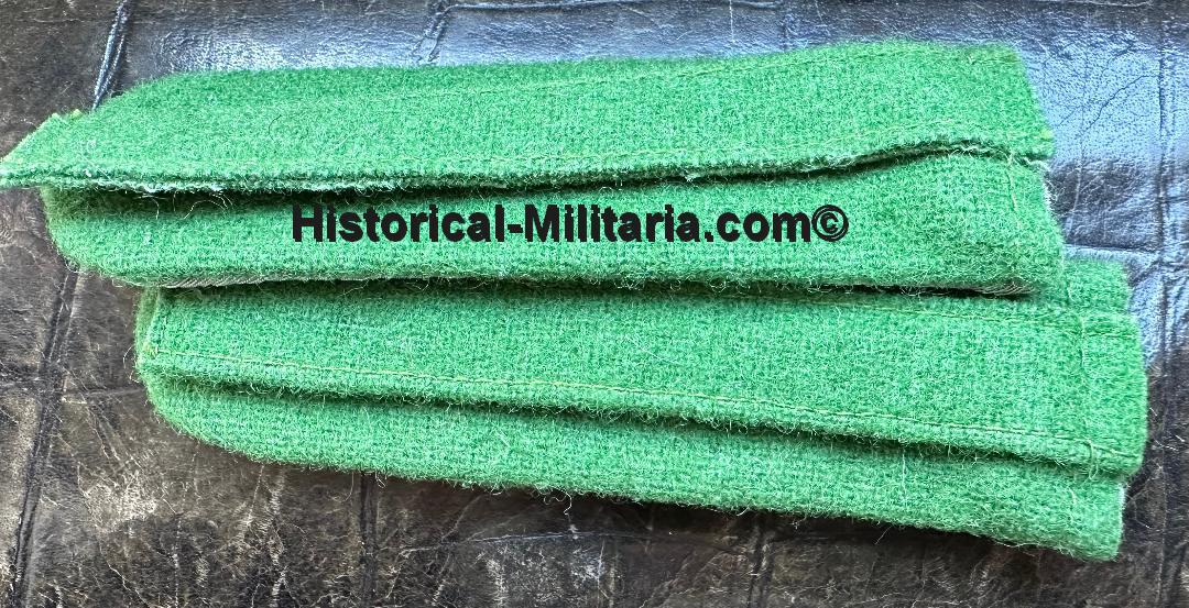 Wehrmacht Jägertruppe Leutnant Schulterklappen wiesengrün matt - Mountain Troops 2nd Lieutenant dull shoulder boards meadow green - Spalline da Sottotenente Cacciatori di Montagna verde prato Wehrmacht Jägertruppe Leutnant Schulterklappen wiesengrün matt - Mountain Troops 2nd Lieutenant dull shoulder boards meadow green - Spalline da Sottotenente Cacciatori di Montagna verde prato