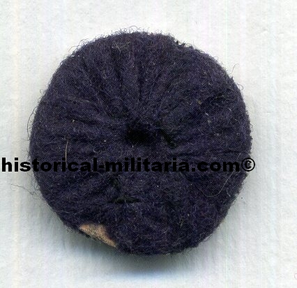 ORIGINAL Luftwaffe Schiffchen Kokarde blaugrau Mannschaften - Original EM/ NCO Luftwaffe padded bluegrey cockade for field cap - Luftwaffe coccarda imbottita originale ORIGINAL Luftwaffe Schiffchen Kokarde blaugrau Mannschaften - Original EM/ NCO Luftwaffe padded bluegrey cockade for field cap - Luftwaffe coccarda imbottita originale