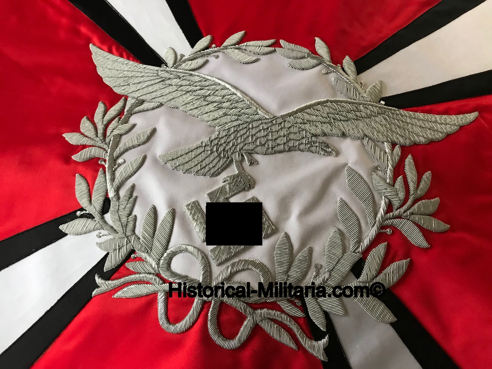 Luftwaffe FLAK Regiment Standarte zum einrahmen - Luftwaffe Flak Anti-Aircraft Artillery flag for framing - Bandiera Luftwaffe FLAK Anti-Aereo per l'incorniciatura Luftwaffe FLAK Regiment Standarte zum einrahmen - Luftwaffe Flak Anti-Aircraft Artillery flag for framing - Bandiera Luftwaffe FLAK Anti-Aereo per l'incorniciatura