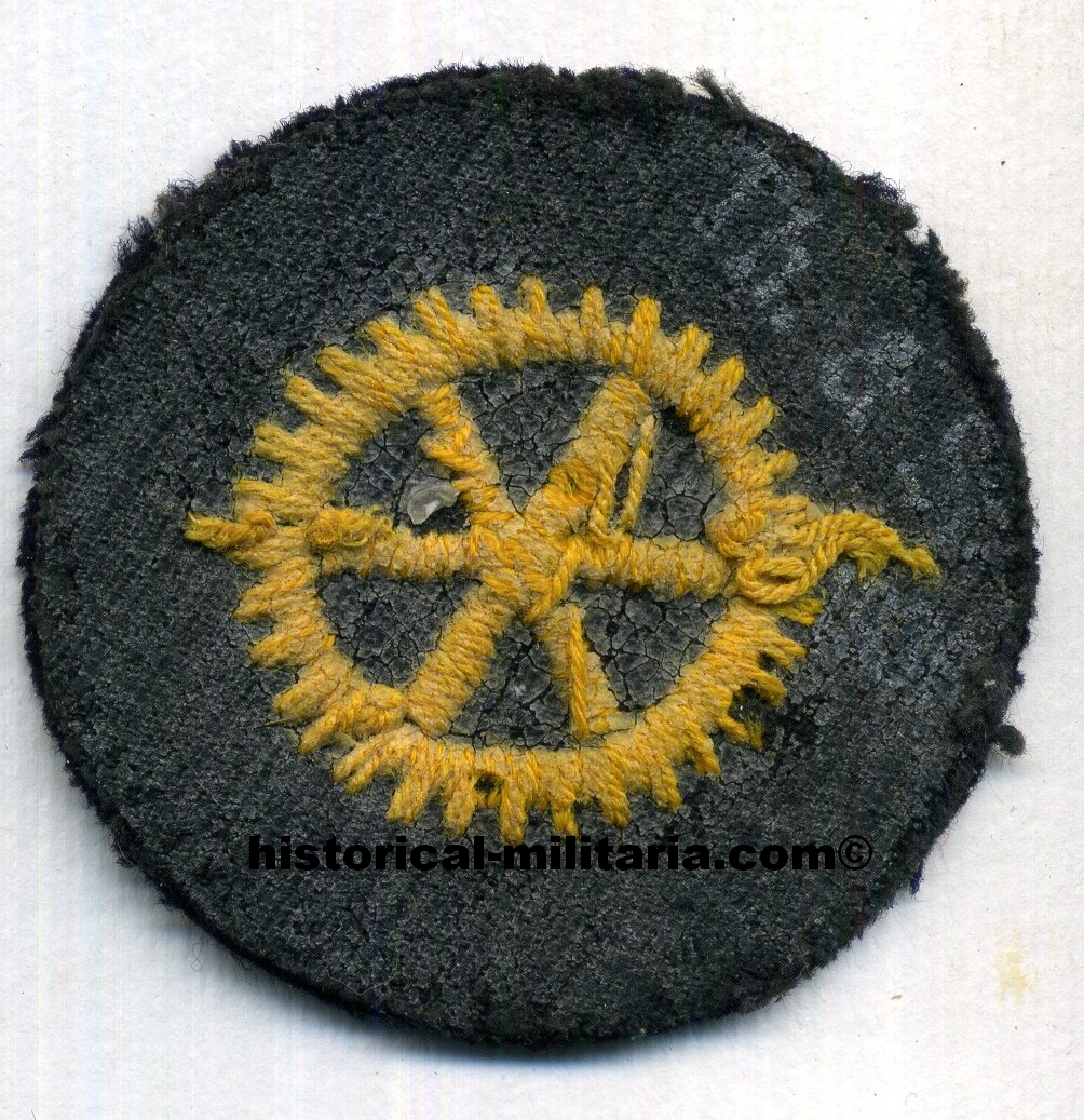 ORIGINAL Kriegsmarine Maschinenlaufbahn Abzeichen - Original Kriegsmarine Machine Engine EM's Career Sleeve Insignia - Grado di Carriera Kriegsmarine macchinari Kriegsmarine ORIGINALE ORIGINAL Kriegsmarine Maschinenlaufbahn Abzeichen - Original Kriegsmarine Machine Engine EM's Career Sleeve Insignia - Grado di Carriera Kriegsmarine macchinari Kriegsmarine ORIGINALE