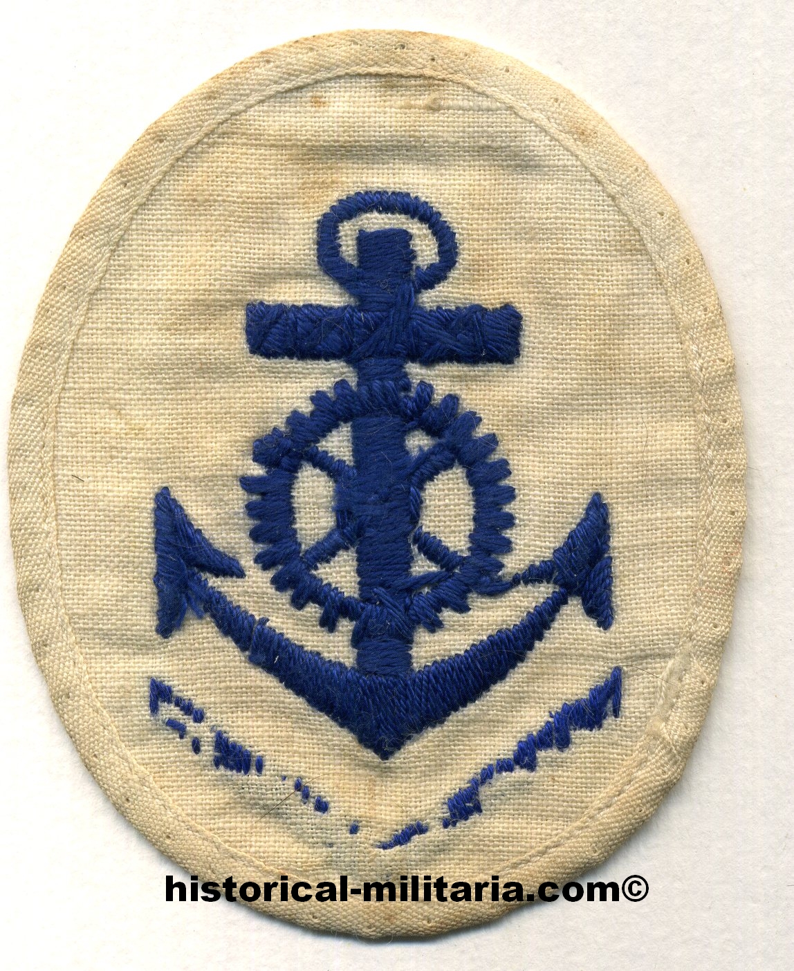 ORIGINAL Kriegsmarine Obermaschinenmaat Laufbahnabzeichen - Original Kriegsmarine Senior Engine NCO's Career Sleeve Insignia - Grado di Carriera Kriegsmarine macchinari da Sergente Kriegsmarine ORIGINALE ORIGINAL Kriegsmarine Obermaschinenmaat Laufbahnabzeichen - Original Kriegsmarine Senior Engine NCO's Career Sleeve Insignia - Grado di Carriera Kriegsmarine macchinari da Sergente Kriegsmarine ORIGINALE