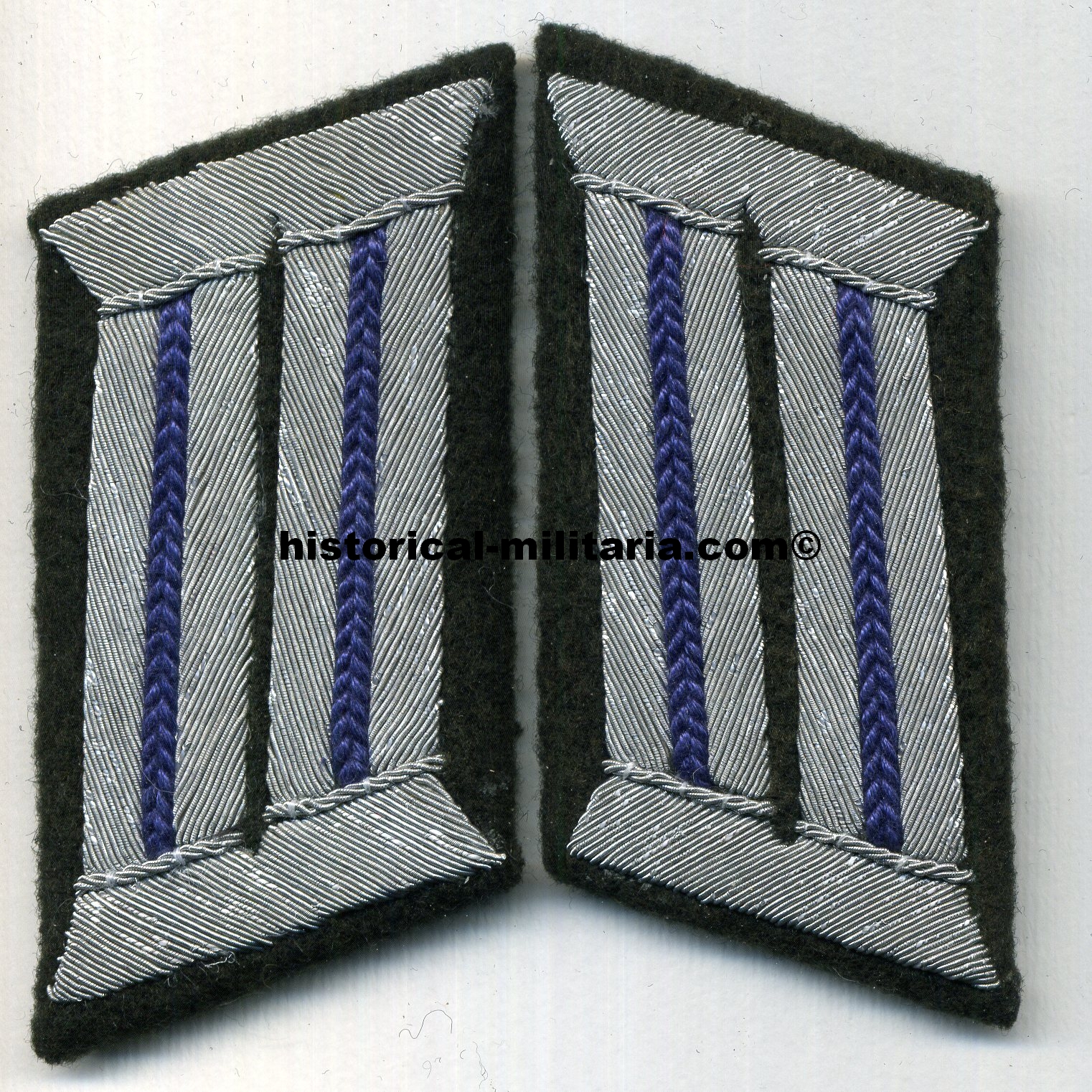 German Wehrmacht Army Medical Corps Officer collar tabs - Sanitätsoffizier Kragenspiegel Heer - Mostrine della Sanità da Ufficiale dell'esercito tedesco Heer German Wehrmacht Army Medical Corps Officer collar tabs - Sanitätsoffizier Kragenspiegel Heer - Mostrine della Sanità da Ufficiale dell'esercito tedesco Heer
