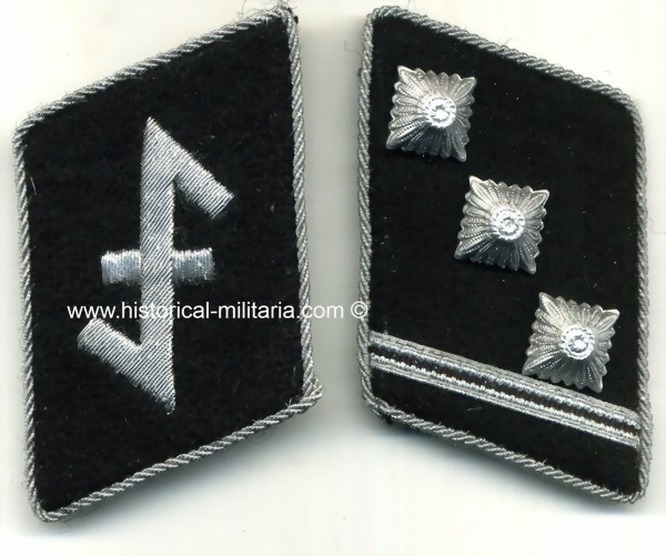 23.SS-Freiwilligen-Panzer-Grenadier-Div Nederland (niederl. no 1) Kragenspiegel SS-Obersturmführer 1st Lieutenant collar tabs mostrine Panzerdivision di volontari SS Nederland Paesi Bassi da tenente 23.SS-Freiwilligen-Panzer-Grenadier-Div Nederland (niederl. no 1) Kragenspiegel SS-Obersturmführer 1st Lieutenant collar tabs mostrine Panzerdivision di volontari SS Nederland Paesi Bassi da tenente