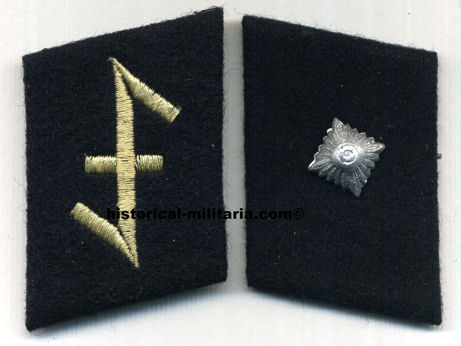 23.SS-Freiwilligen-Panzer-Grenadier-Div Nederland (niederl. no 1) Kragenspiegel SS-Unterscharführer SS Sergeant collar tabs mostrine Panzerdivision di volontari SS Nederland Paesi Bassi da sergente 23.SS-Freiwilligen-Panzer-Grenadier-Div Nederland (niederl. no 1) Kragenspiegel SS-Unterscharführer SS Sergeant collar tabs mostrine Panzerdivision di volontari SS Nederland Paesi Bassi da sergente