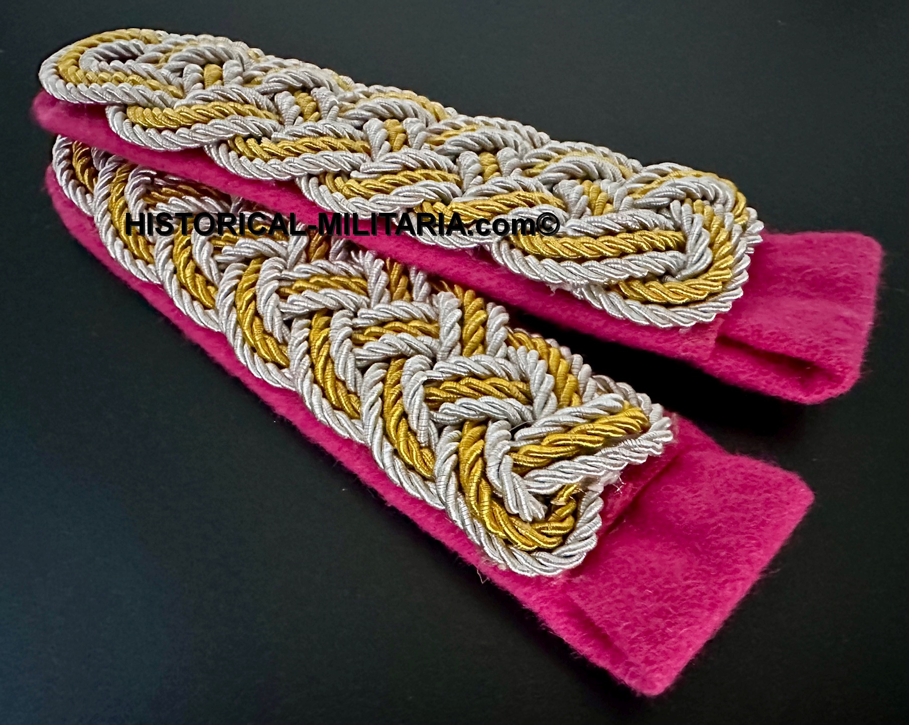 Oberste SA-Führung Schulterstücke SA-Oberführer bis SA-Obergruppenführer auf karmesinrot - Supreme SA-Command SA Officer sew-in shoulder boards on carmine - Spalline delle SA da Ufficiale su panno carmino Oberste SA-Führung Schulterstücke SA-Oberführer bis SA-Obergruppenführer auf karmesinrot - Supreme SA-Command SA Officer sew-in shoulder boards on carmine - Spalline delle SA da Ufficiale su panno carmino