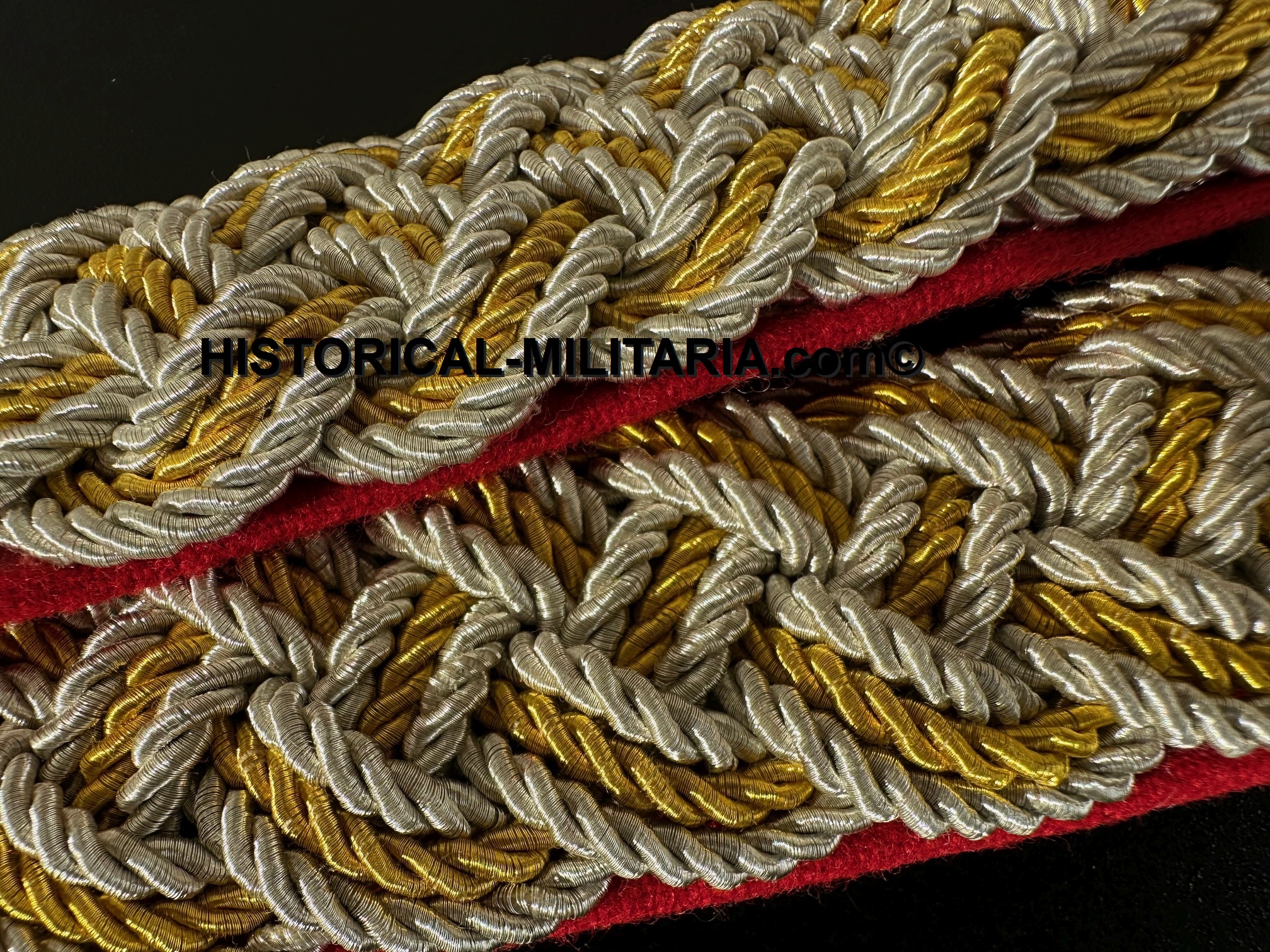 Gruppenstab SA Schulterstücke SA-Oberführer bis SA-Obergruppenführer auf rot - Group SA Officer sew-in shoulder boards on red - Gruppo SA spalline delle SA da Ufficiale su panno rosso da cucire Gruppenstab SA Schulterstücke SA-Oberführer bis SA-Obergruppenführer auf rot - Group SA Officer sew-in shoulder boards on red - Gruppo SA spalline delle SA da Ufficiale su panno rosso da cucire