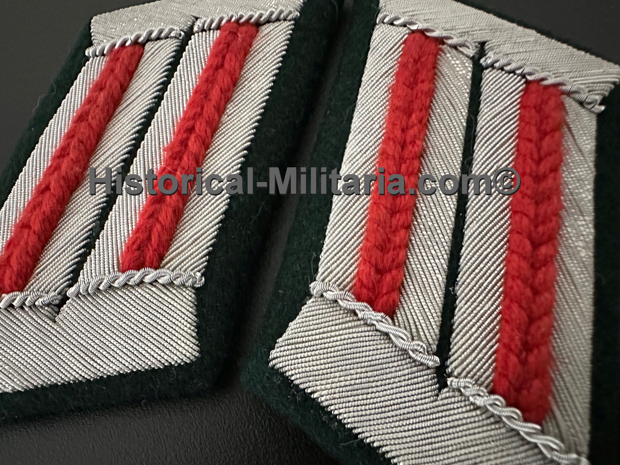 German Wehrmacht Army Artillery Officer collar tabs - Artillerie Offizier Kragenspiegel Heer - mostrine Artigliera da Ufficiale dell'esercito tedesco German Wehrmacht Army Artillery Officer collar tabs - Artillerie Offizier Kragenspiegel Heer - mostrine Artigliera da Ufficiale dell'esercito tedesco