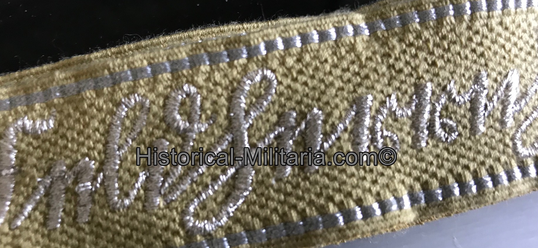 SA-Feldherrnhalle FHH Panzer Grenadier Division Officer cuff title machine-embroidered - SA-Feldherrnhalle Ärmelband Offizier - Fascia da braccio delle SA-Feldherrnhalle da Ufficiale SA-Feldherrnhalle FHH Panzer Grenadier Division Officer cuff title machine-embroidered - SA-Feldherrnhalle Ärmelband Offizier - Fascia da braccio delle SA-Feldherrnhalle da Ufficiale