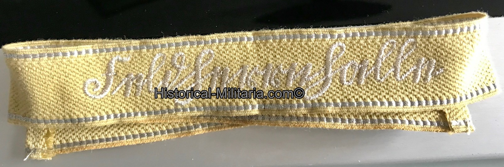 SA-Feldherrnhalle FHH Panzer Grenadier Division Officer cuff title machine-embroidered - SA-Feldherrnhalle Ärmelband Offizier - Fascia da braccio delle SA-Feldherrnhalle da Ufficiale SA-Feldherrnhalle FHH Panzer Grenadier Division Officer cuff title machine-embroidered - SA-Feldherrnhalle Ärmelband Offizier - Fascia da braccio delle SA-Feldherrnhalle da Ufficiale