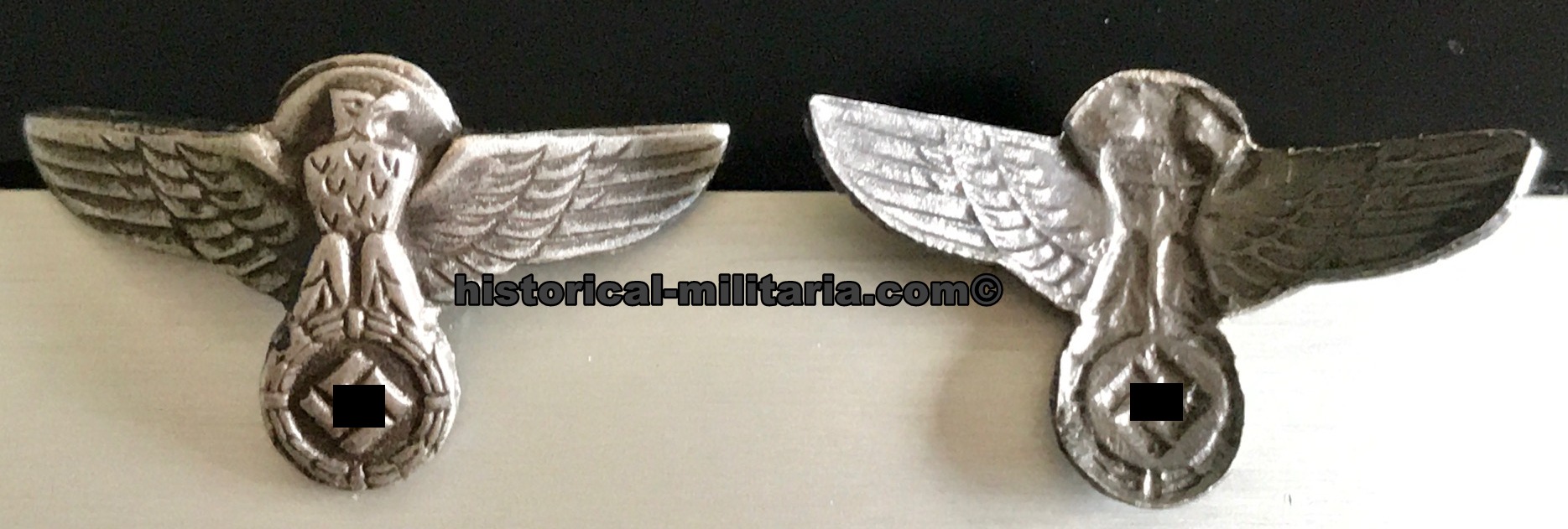 Griffadler für SS/ SA Dolch alt versilbert mit schöner Patina - Silver plated Grip Eagle for SS/ SA dagger with nice patina - Aquila per la daga SS/ SA argentato con patina Griffadler für SS/ SA Dolch alt versilbert mit schöner Patina - Silver plated Grip Eagle for SS/ SA dagger with nice patina - Aquila per la daga SS/ SA argentato con patina
