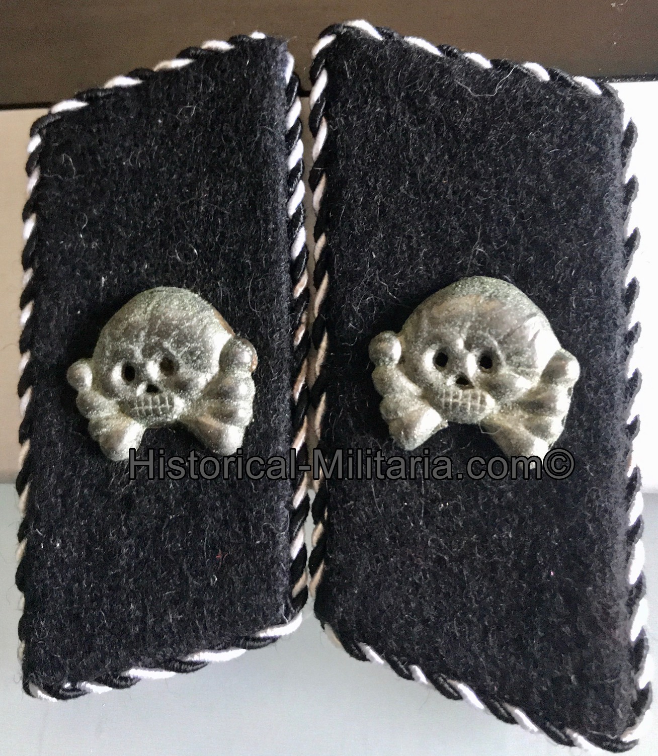 Army Panzer Pioneer Armoured Engineer aged used looking collar tabs - PANZER PIONIERE Kragenspiegel alt aussehend - mostrine da pioniere corazzate aspetto antico esercito tedesco Army Panzer Pioneer Armoured Engineer aged used looking collar tabs - PANZER PIONIERE Kragenspiegel alt aussehend - mostrine da pioniere corazzate aspetto antico esercito tedesco