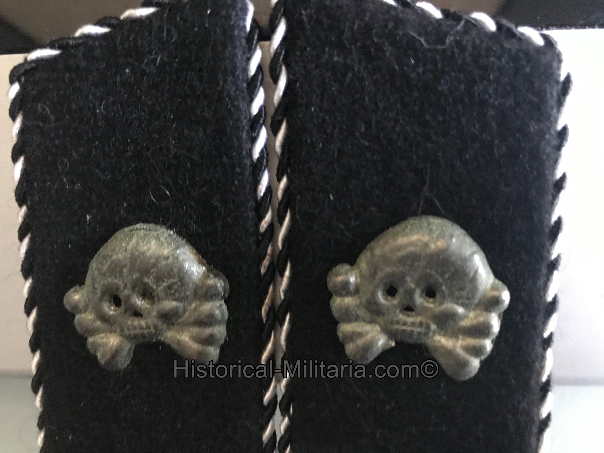 Army Panzer Pioneer Armoured Engineer aged used looking collar tabs - PANZER PIONIERE Kragenspiegel alt aussehend - mostrine da pioniere corazzate aspetto antico esercito tedesco Army Panzer Pioneer Armoured Engineer aged used looking collar tabs - PANZER PIONIERE Kragenspiegel alt aussehend - mostrine da pioniere corazzate aspetto antico esercito tedesco