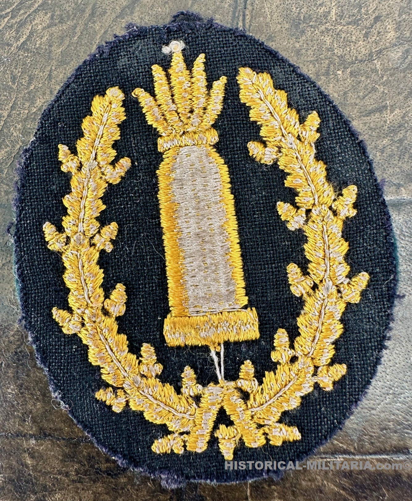 ORIGINAL WH Heer Richtabzeichen für Artillerie Richtkanonier Tätigkeitsabzeichen - Original German Army Artillery Gunner's proficiency trade sleeve badge ORIGINAL WH Heer Richtabzeichen für Artillerie Richtkanonier Tätigkeitsabzeichen - Original German Army Artillery Gunner's proficiency trade sleeve badge