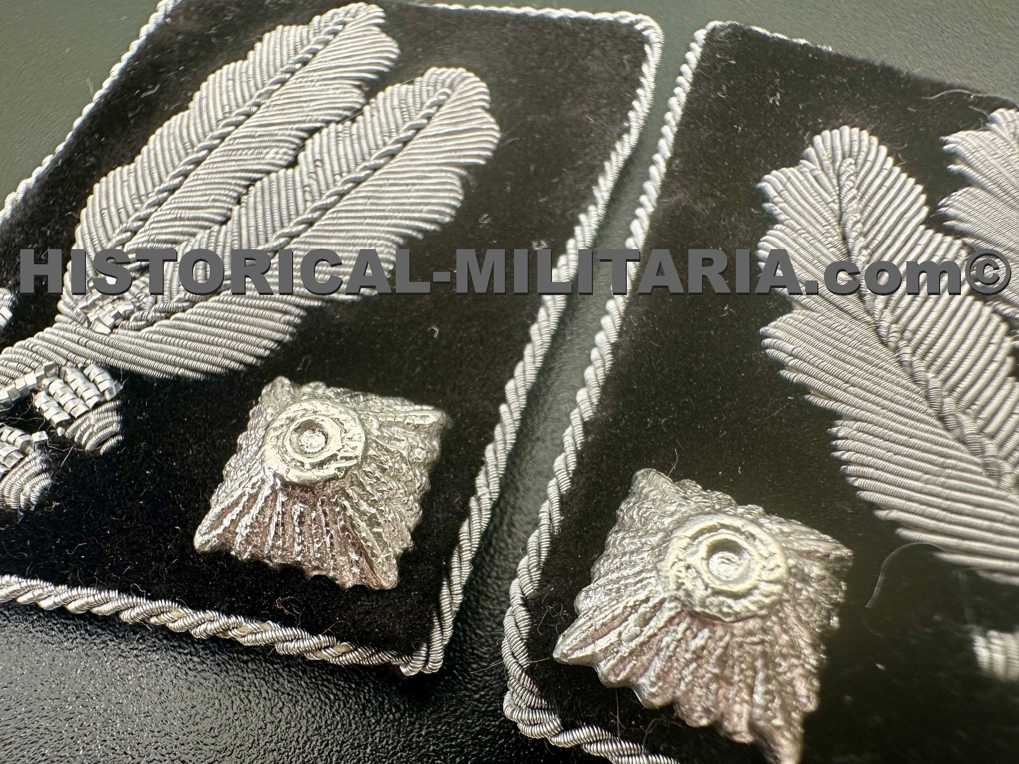 SS-Brigadeführer Kragenspiegel Waffen-SS frühe Ausführung 1933 - Brigadier Colonel SS collar tabs pre-1942 - Mostrine da Generale di Brigata delle Waffen-SS l'anno 1933 fino 1942 SS-Brigadeführer Kragenspiegel Waffen-SS frühe Ausführung 1933 - Brigadier Colonel SS collar tabs pre-1942 - Mostrine da Generale di Brigata delle Waffen-SS l'anno 1933 fino 1942