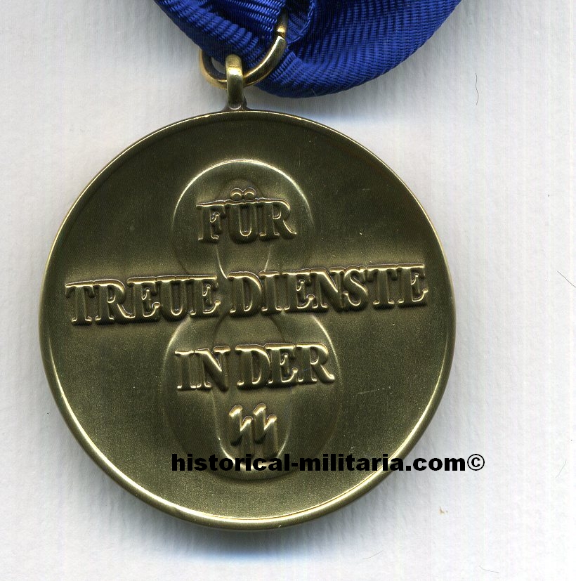 SS Dienstauszeichung für Treue Dienste in der SS für 8 Jahre / 3. Stufe - German Medal with ribbon for 8 Years Service in the SS - Medaglia di lungo servizio nelle SS 8 anni SS Dienstauszeichung für Treue Dienste in der SS für 8 Jahre / 3. Stufe - German Medal with ribbon for 8 Years Service in the SS - Medaglia di lungo servizio nelle SS 8 anni